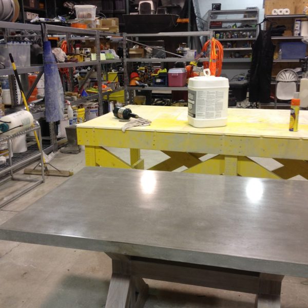 Concrete Table Top in Idaho Falls, Idaho | Silver Crest Corp