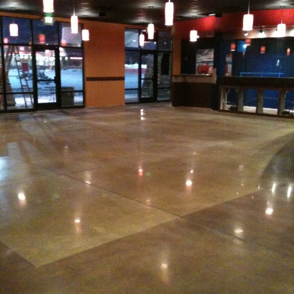 Dyed & Polished Concrete in Rexburg, Idaho | Silver Crest Corp.