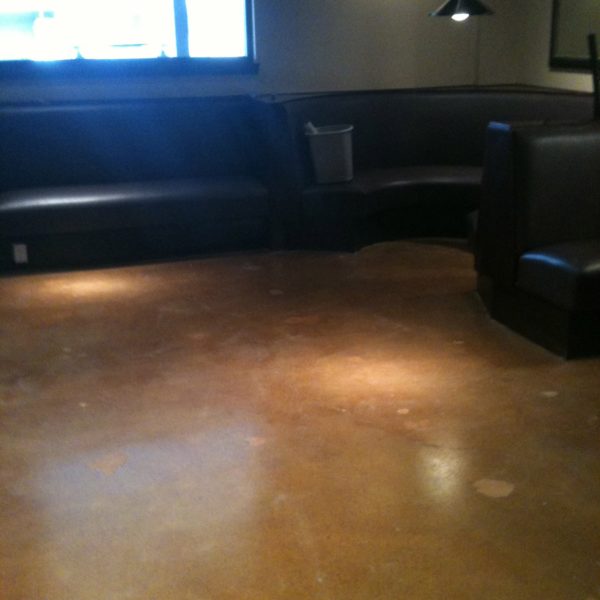 Dyed & Sealed Concrete Floors in Jackson, Wyoming | Silver Crest Corp.