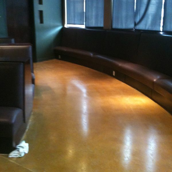 Dyed & Sealed Concrete Floors in Jackson, Wyoming | Silver Crest Corp.