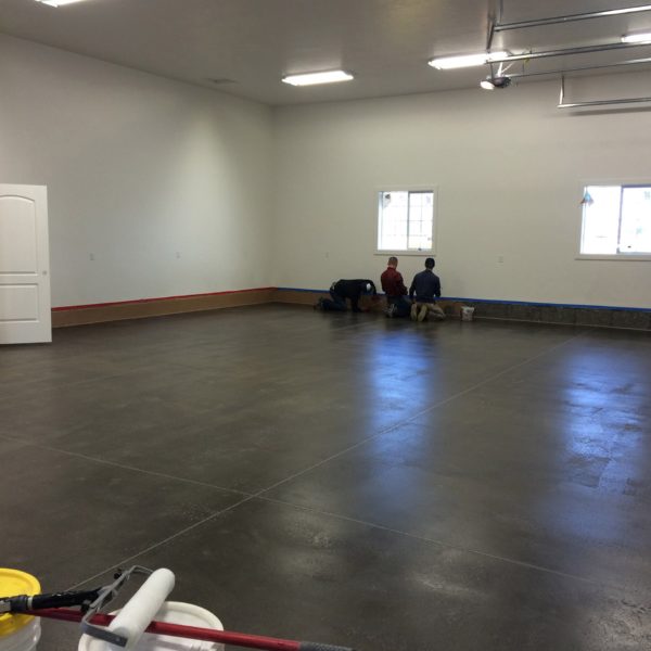Installing Epoxy Flooring in Rexburg, Idaho | Silver Crest Corp.