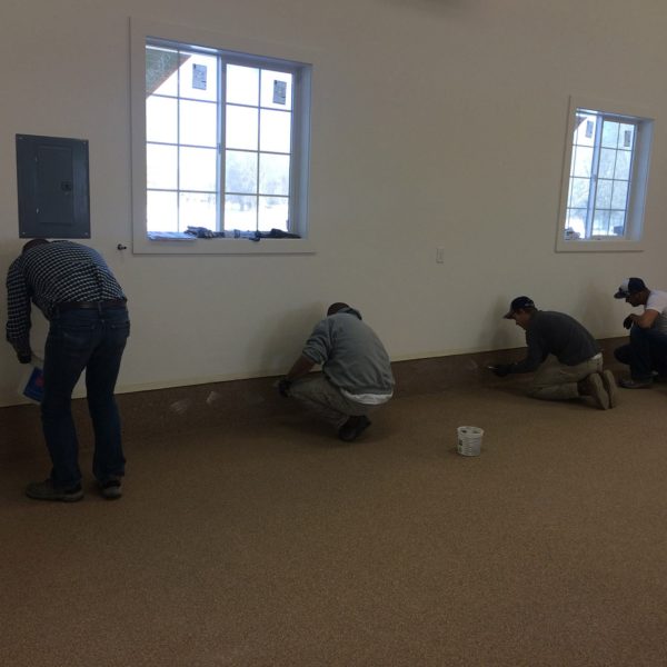 Installing Epoxy Flooring in Rexburg, Idaho | Silver Crest Corp.