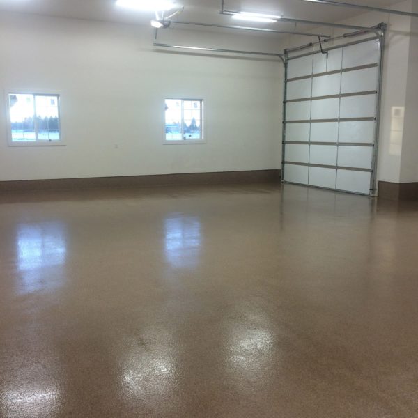 Epoxy Flake Flooring in Rexburg, Idaho | Silver Crest Corp.