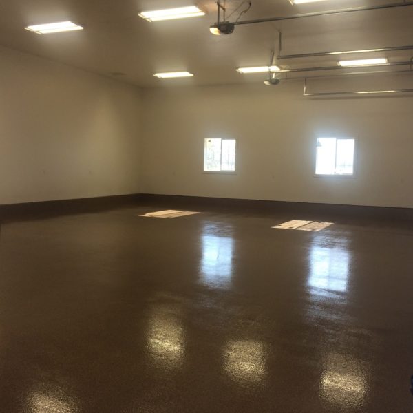 Epoxy Flake Flooring in Rexburg, Idaho | Silver Crest Corp.