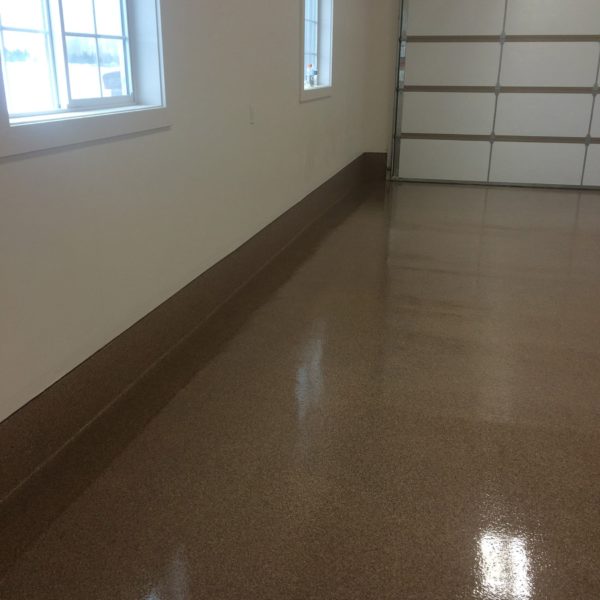 Epoxy Flake Flooring in Rexburg, Idaho | Silver Crest Corp.