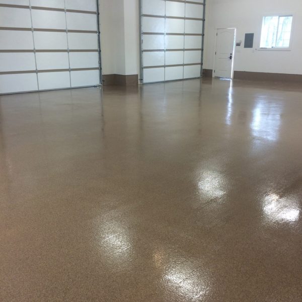 Epoxy Flake Flooring in Rexburg, Idaho | Silver Crest Corp.