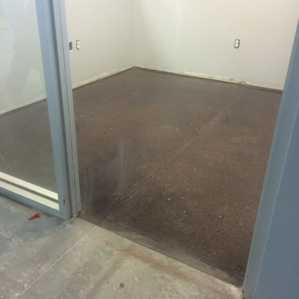Stained Concrete Silver Crest Corp - Wall 2 Flooring Idaho Falls